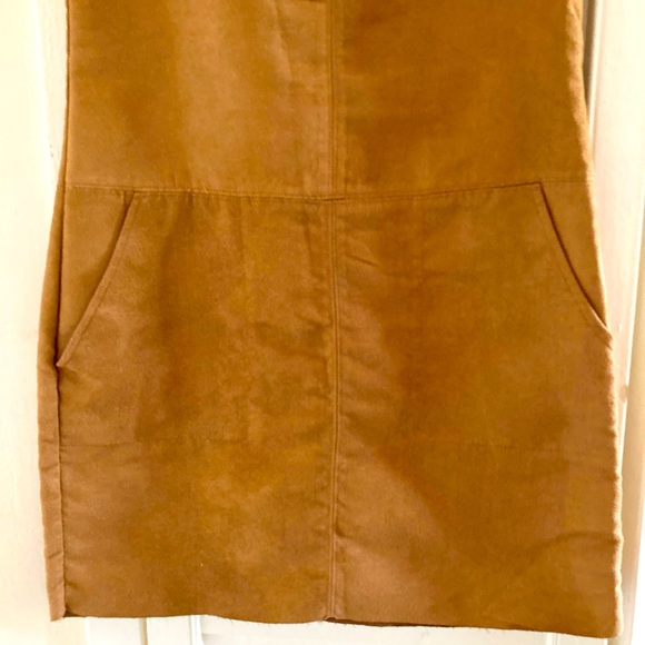 REBECCA MINKOFF - Suede Dress with Pockets - Picture 3 of 7